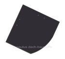 Eternit Dacora glatt 25x25 BgR blauschwarz
