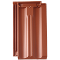 Granat 11V Doppelmuldenfalzziegel kupferrot
