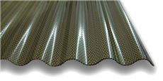 Polycarbonat Wellplatte 76/18 Wabe bronce 2,6mm